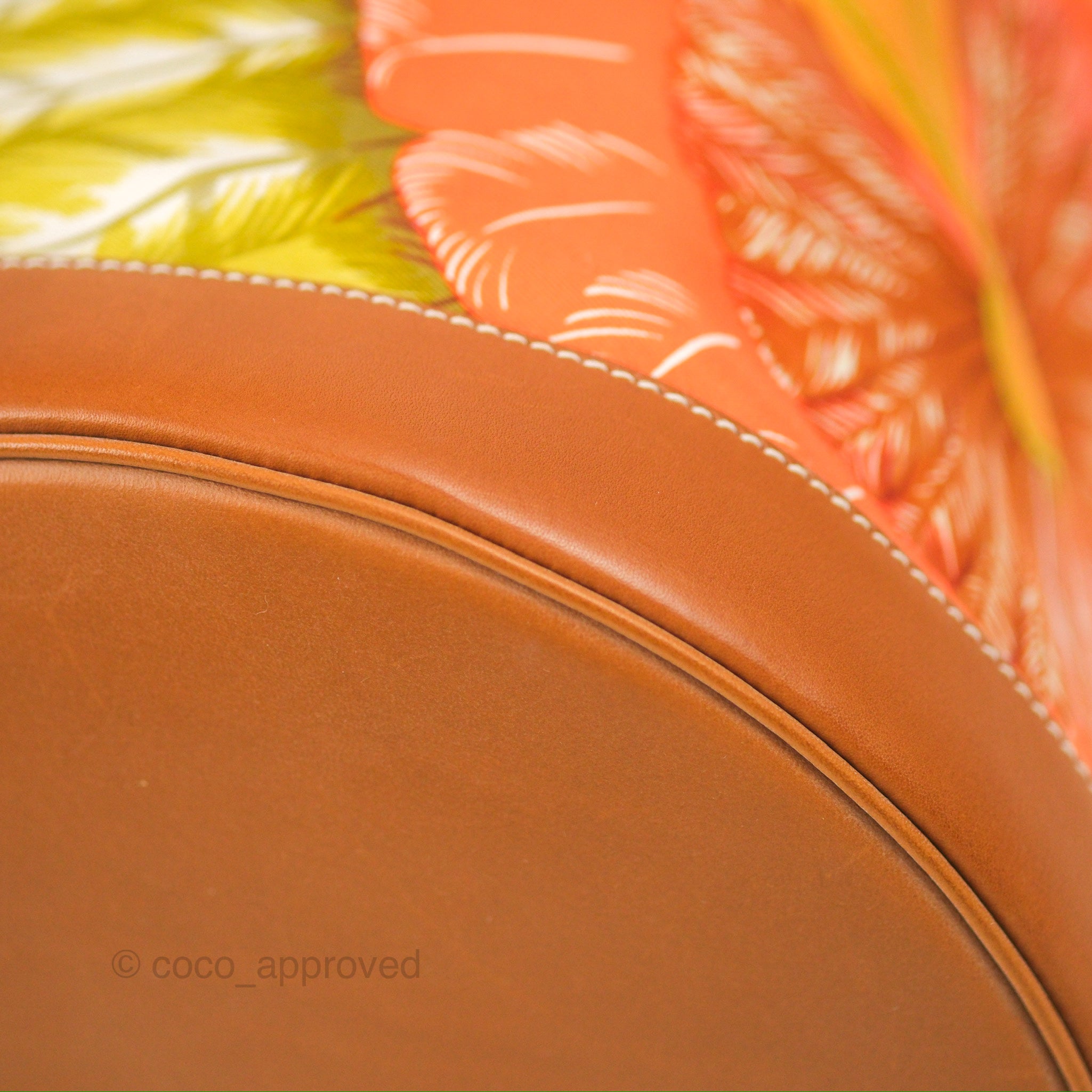 Hermes Sac Soie Cool Drawstring Backpack Orange – Coco Approved Studio