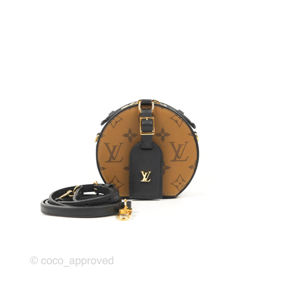 Louis Vuitton Mini Boîte Chapeau Monogram Reverse Canvas Black