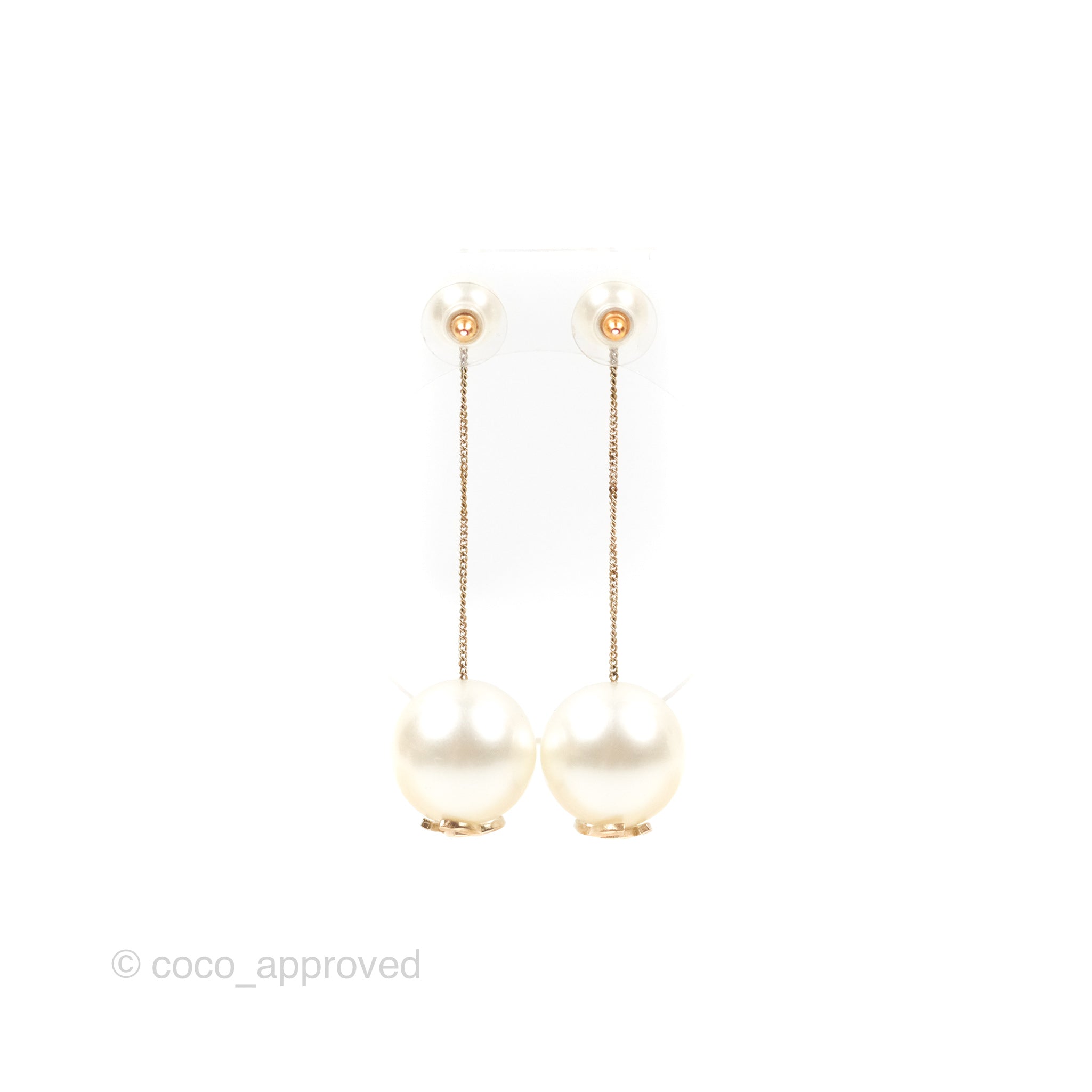 Chanel Limited Edition Pearl Earrings 15A | Mightychic