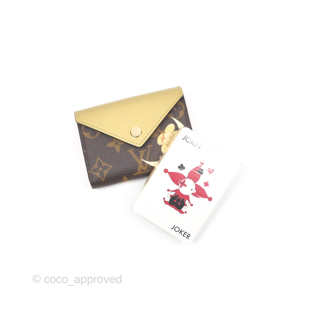 Louis Vuitton Vivienne Moon Poker Card with Gold Monogram Card Holder