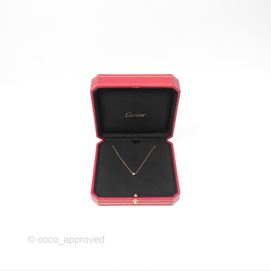 Cartier d'Amour Necklace XS Diamond Rose Gold 