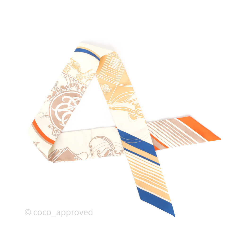 Hermès Ex-Libris Silk Twilly