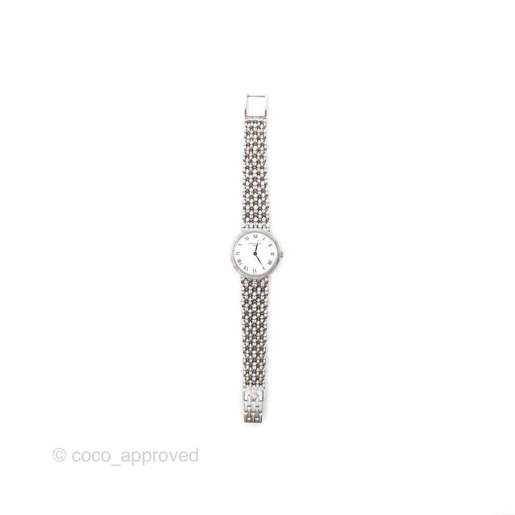 Patek Philippe Vintage Calatrava Watch 18K White Gold