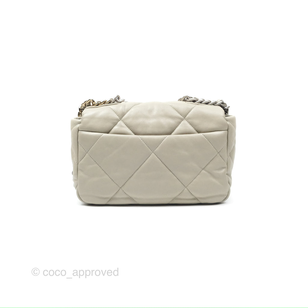 Chanel 19 Small Sage Green Mixed Hardware