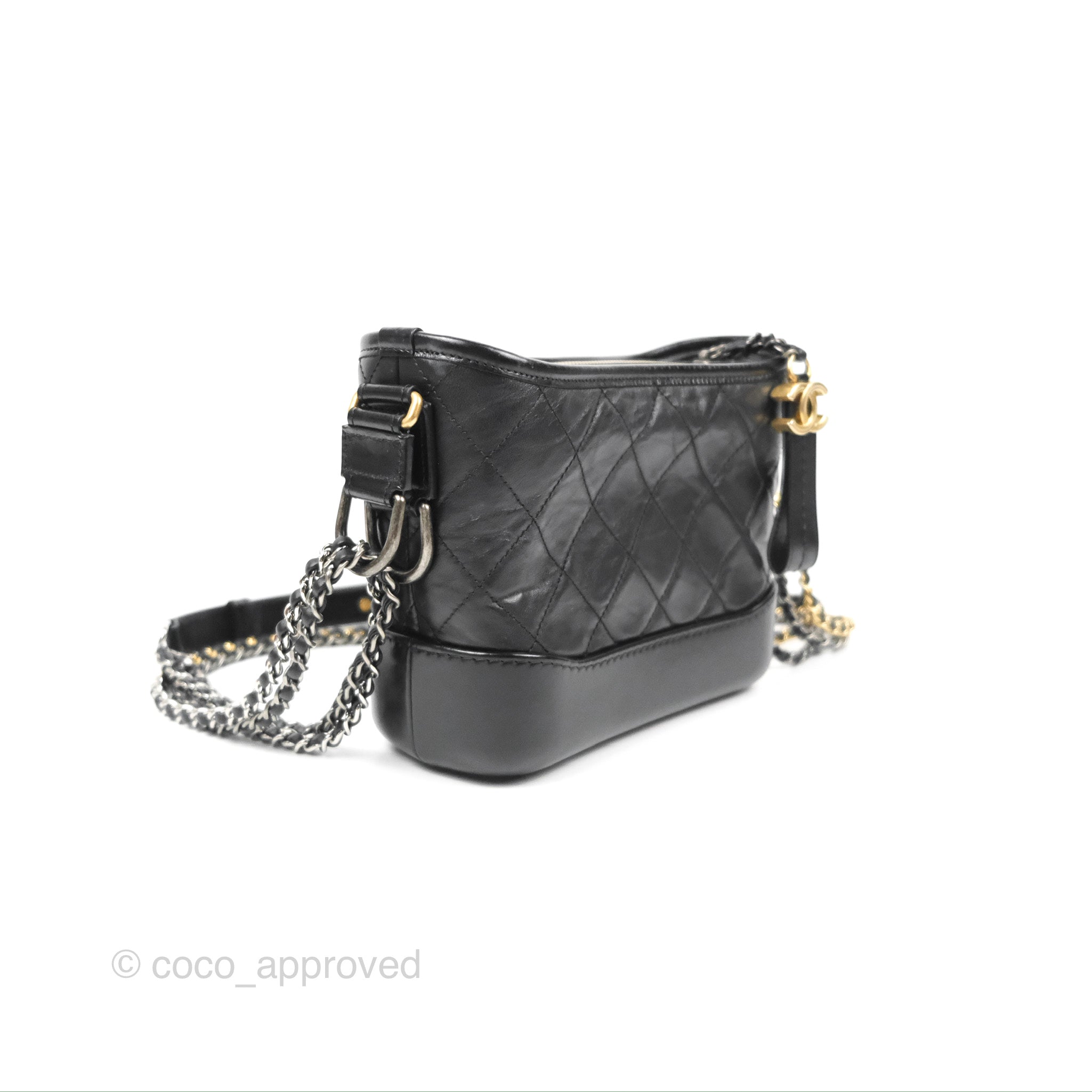 Chanel 22 Chain Hobo Quilted Calfskin Small - ShopStyle
