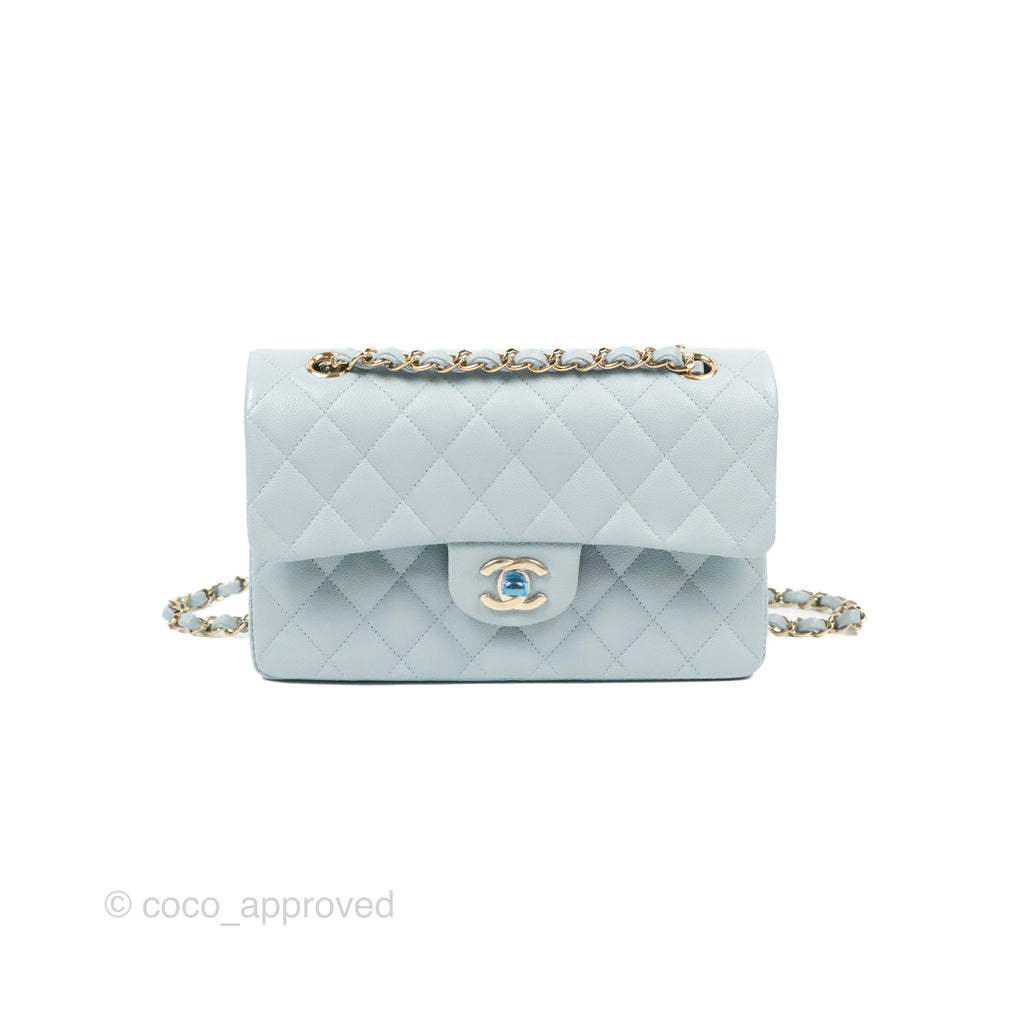 Chanel Grey Lambskin Chevron Quilted Mini Rectangular Flap Light Gold –  Coco Approved Studio