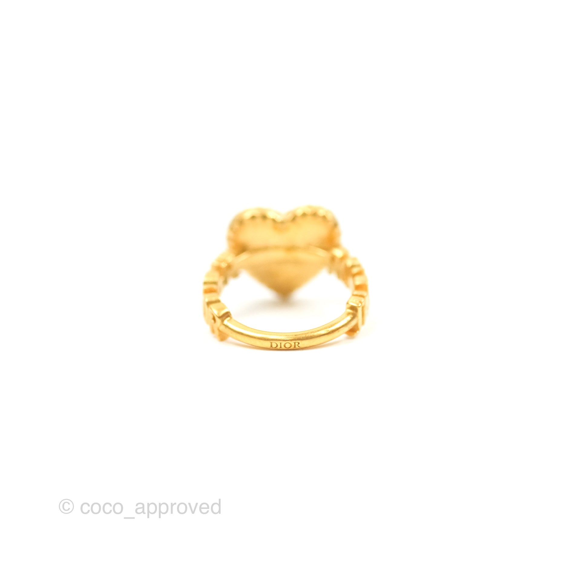 Dior heart outlet ring