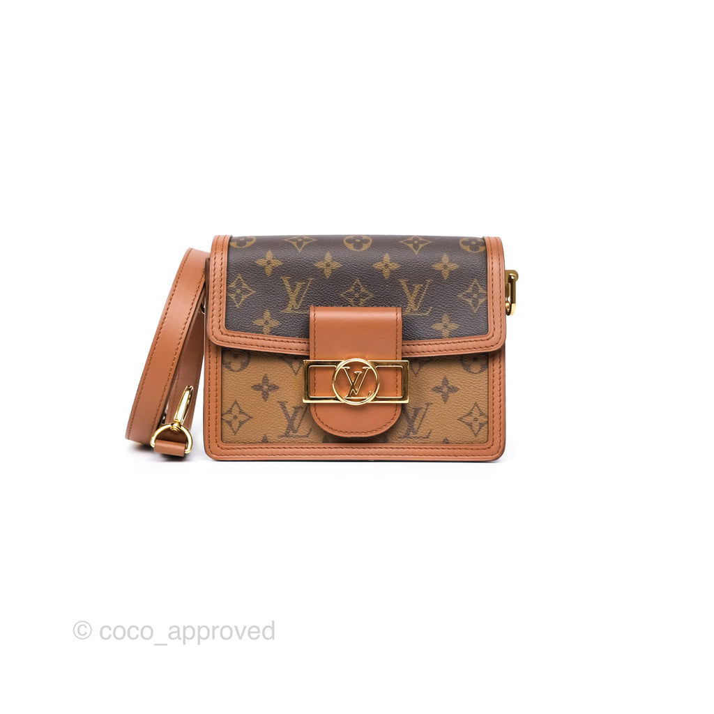 Louis Vuitton Mini Dauphine Monogram Tan Calfskin