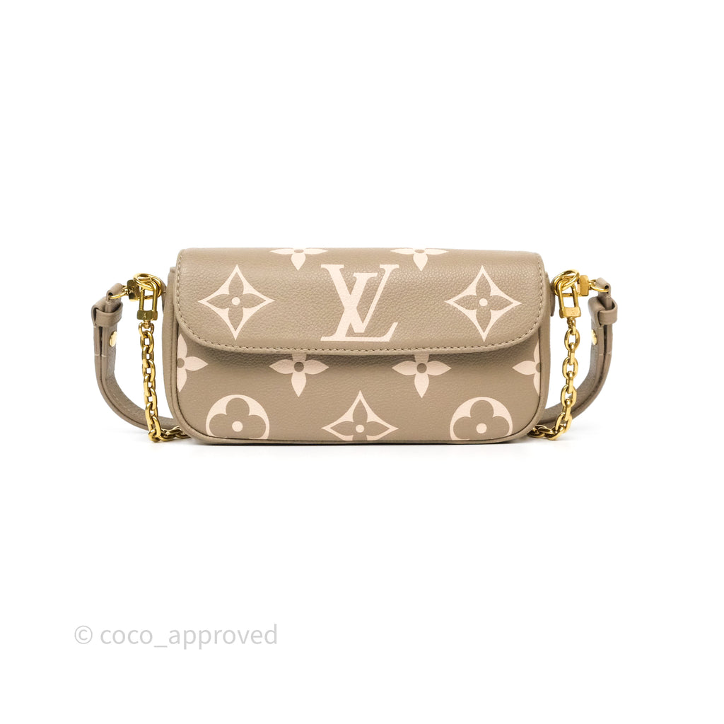 Louis Vuitton Ivy Wallet on Chain Monogram Empreinte Dove/Cream