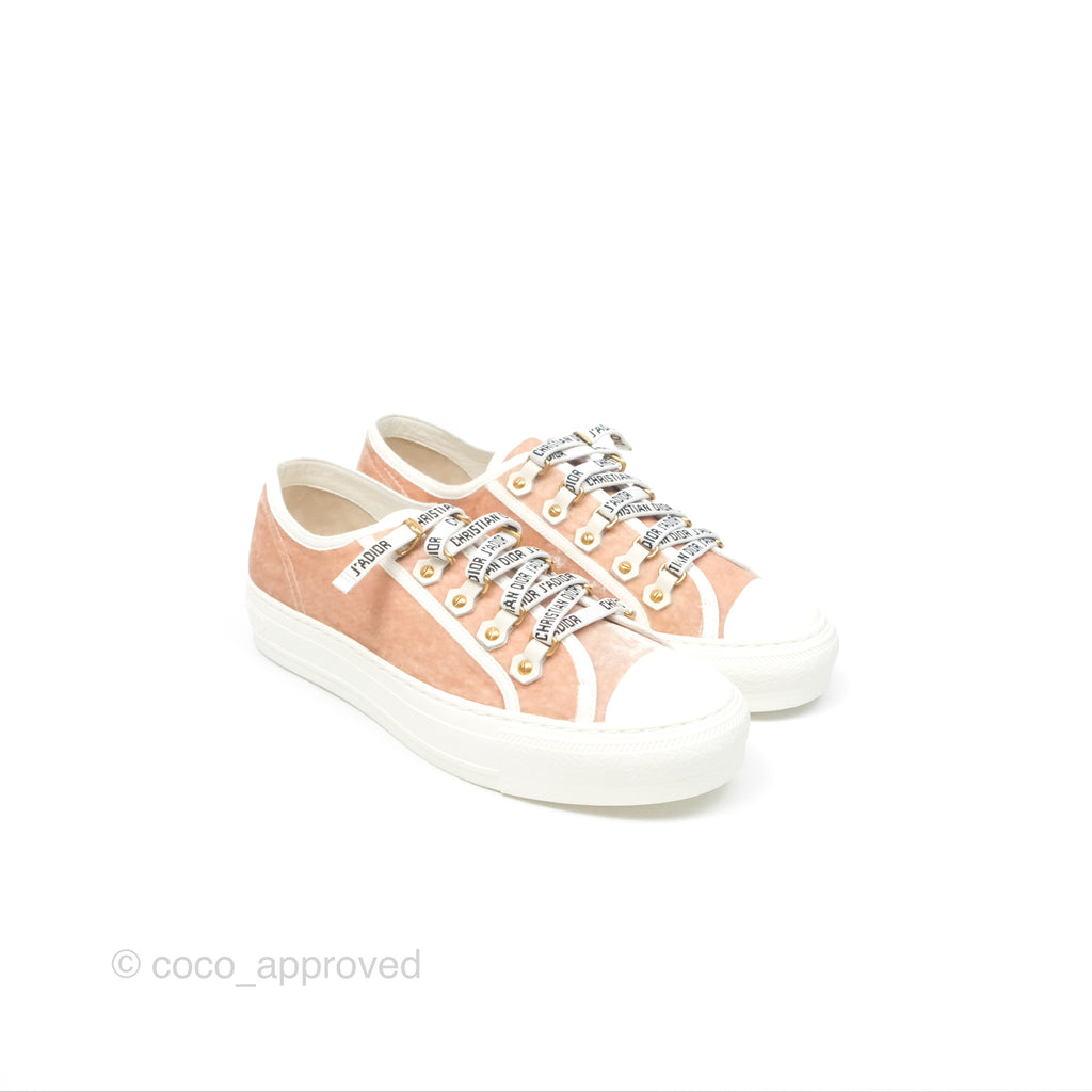 Dior Walk'N'Dior Low Top Sneakers Nude Size 38