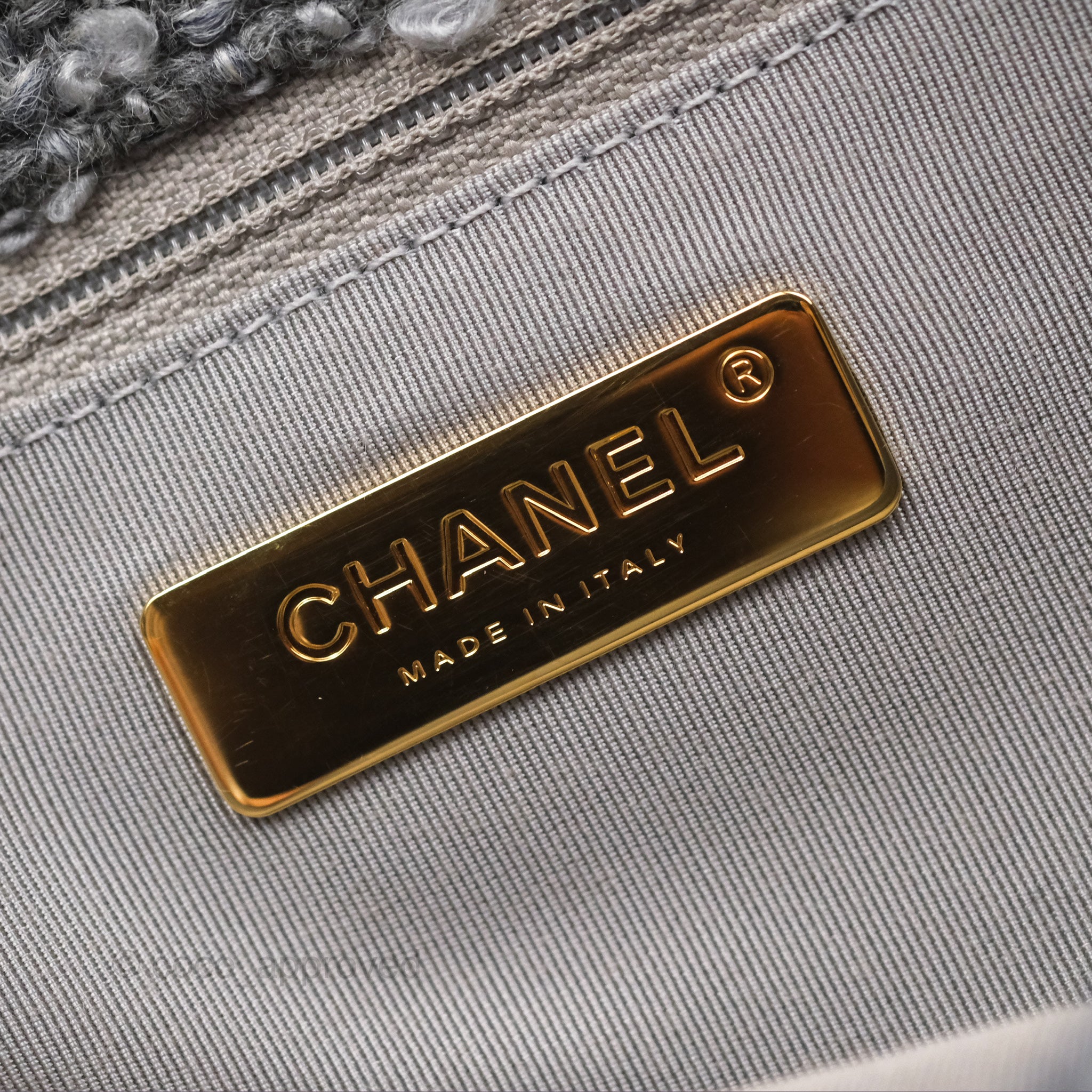 Chanel 19 Small Tweed Grey Mixed Hardware – Coco Approved Studio