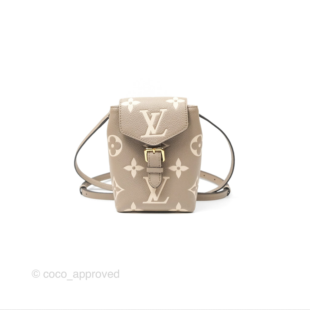 Louis Vuitton By The Pool Tiny Backpack Monogram Empreinte Dove/Cream