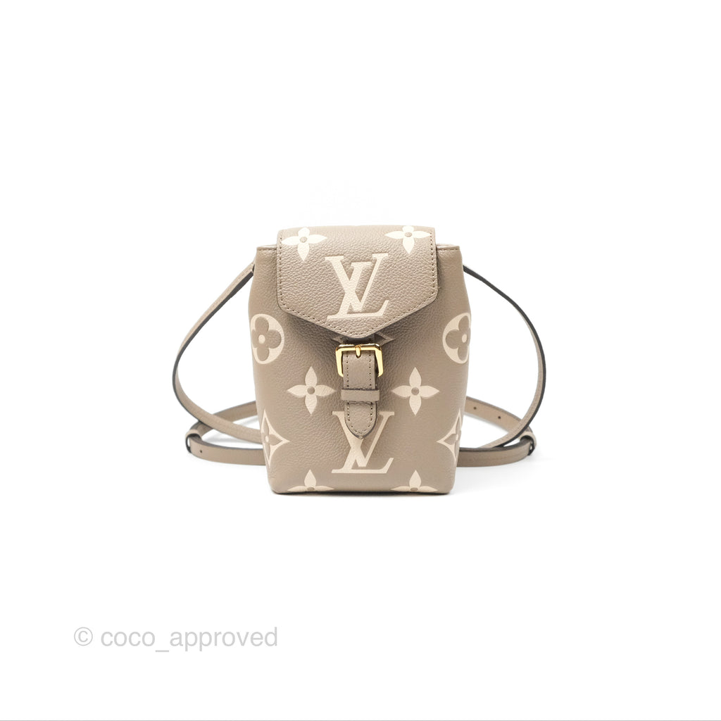 louis vuitton by the pool tiny backpack Louis Vuitton By The Pool Tiny Backpack Monogram Empreinte Dove/Cream – Coco Approved Studio