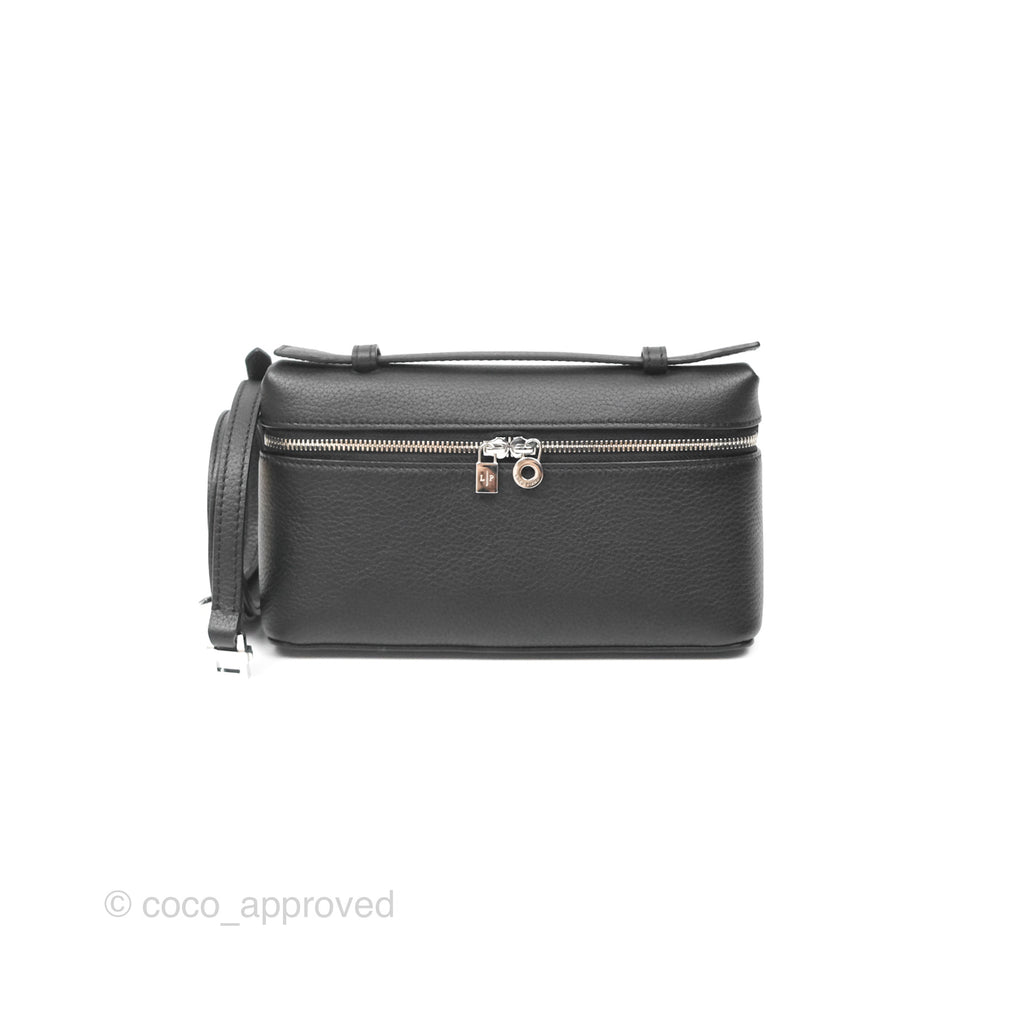 Loro Piana Extra Pocket L19 Black Grained Calfskin
