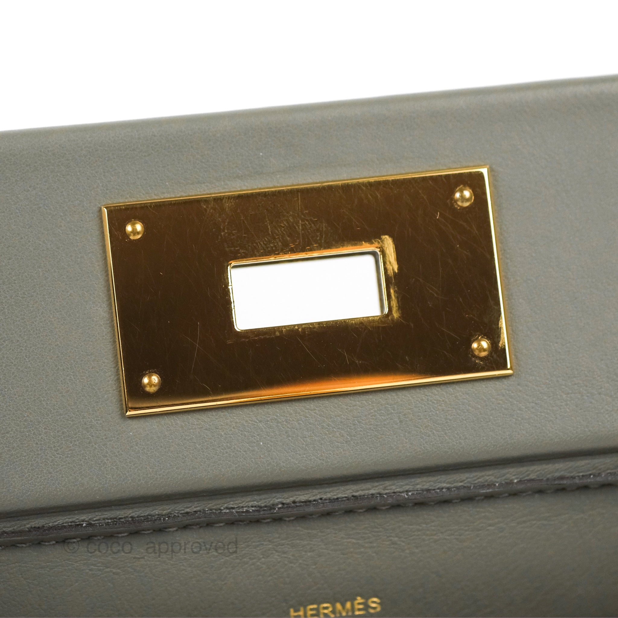 Hermes Mini 24/24 Bag 21CM Evercolor Leather Swift Leather Gold Hardware,  2S Sesame