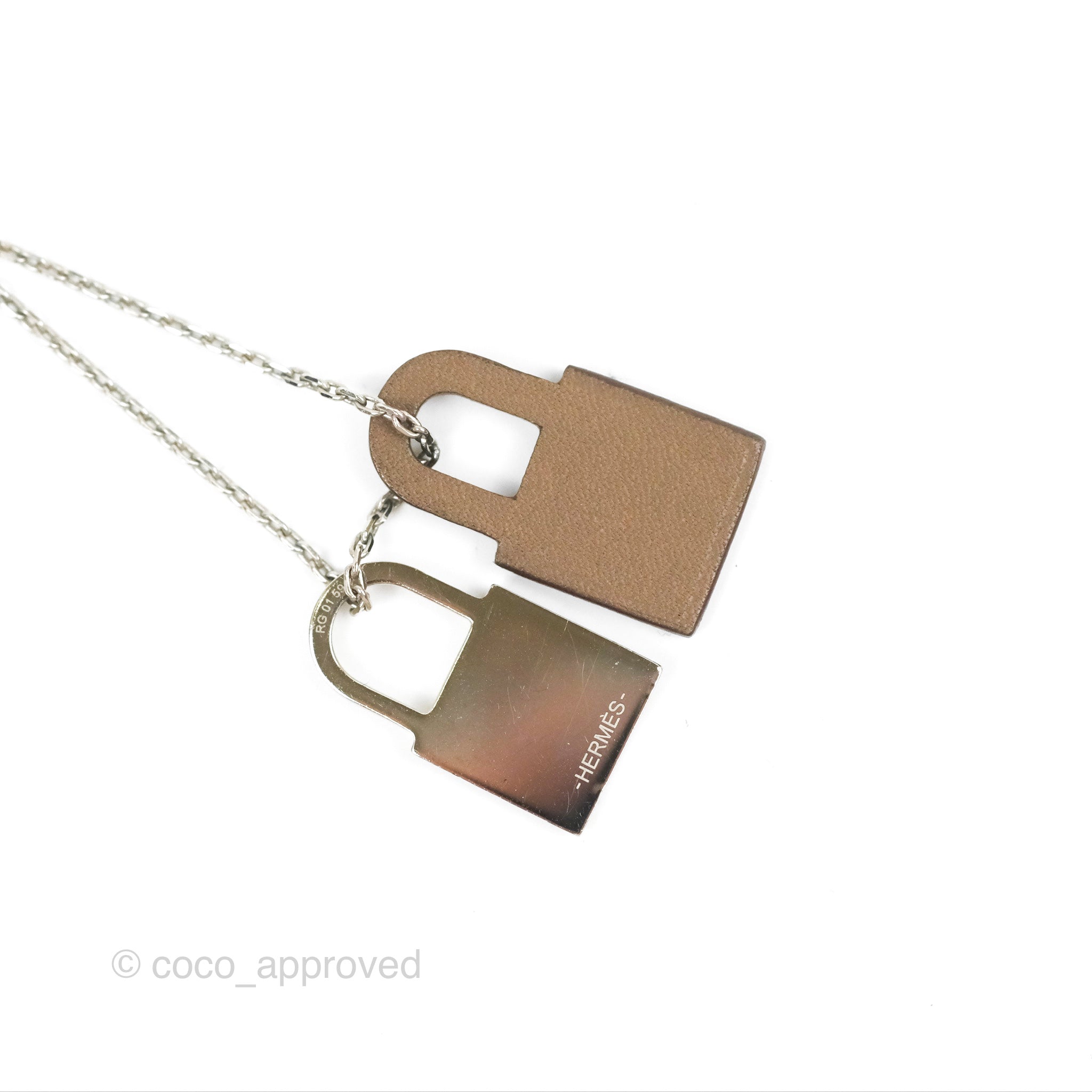 Hermès Curiosite Pendant Necklace - Palladium-Plated Pendant