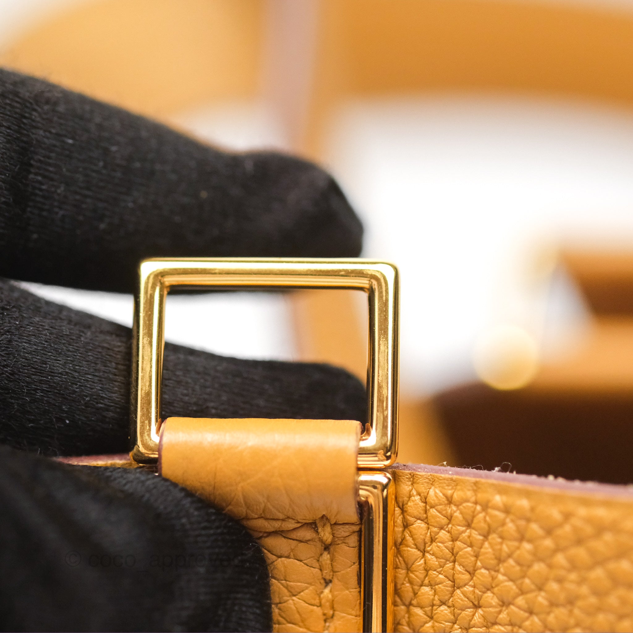 【廃盤 極美品】 エルメス HERMES スコティッシュテリア イエロー Ｃ＆Ｓ Hermès Picotin 22 Sesame 2S Clemence Gold Hardware – Coco Approved