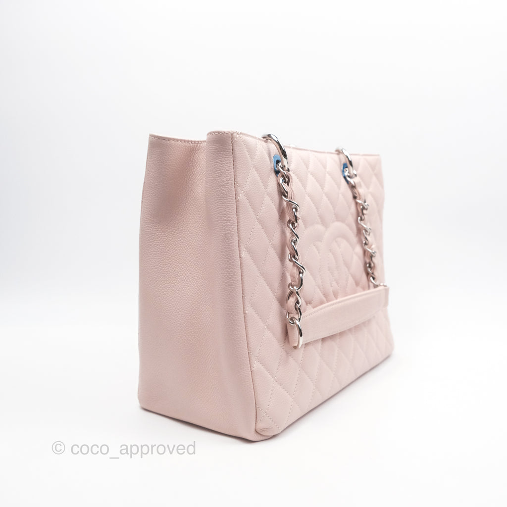 Chanel GST Pink Caviar Silver Hardware