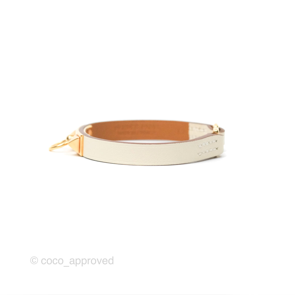 Hermès Rivale Mini Bracelet Nata Swift Rose Gold Hardware