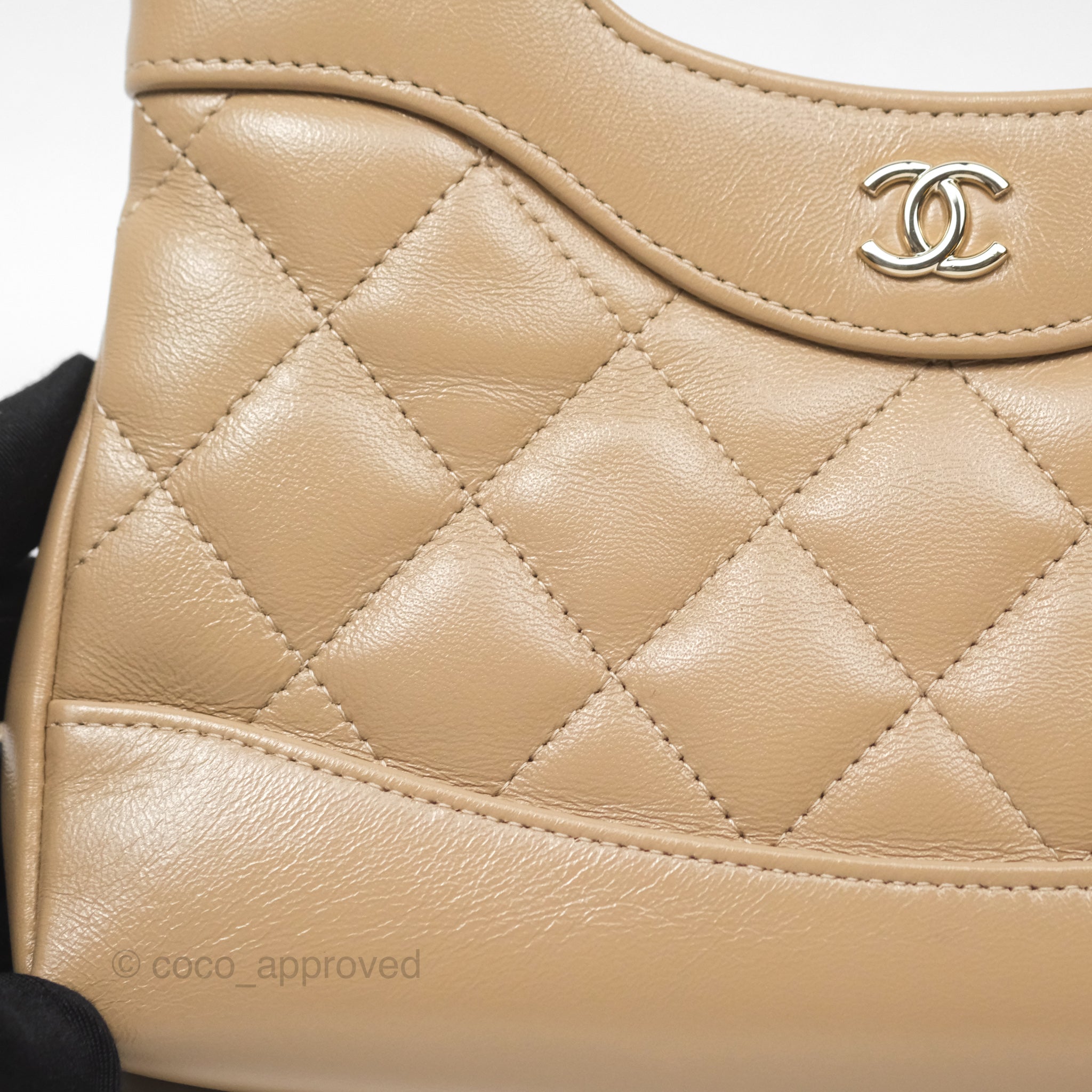 Chanel Nano 31 Beige Shiny Lambskin Gold Hardware – Coco Approved