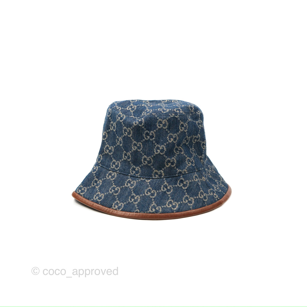 Gucci GG Supreme Denim Bucket Hat