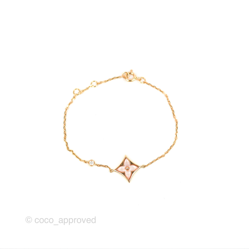Louis Vuitton Color Blossom BB Star Bracelet, Pink gold, Pink Mother-of-Pearl & Diamond