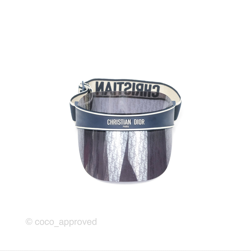 Christian Dior Diorclub V1U Dior Blue Oblique Visor