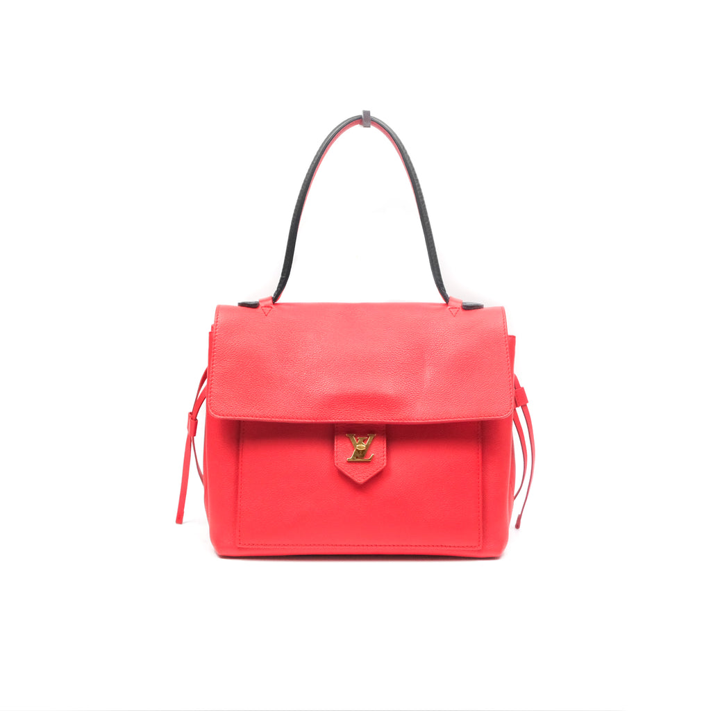 Louis Vuitton Lockme PM Red Grained Calfskin