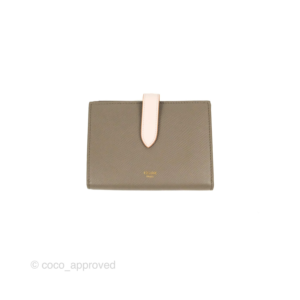 Celine C Wallet On Chain WOC Grey Smooth Calfskin – Coco Approved Studio