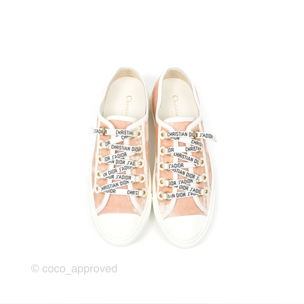 Dior Walk'N'Dior Low Top Sneakers Nude Size 38