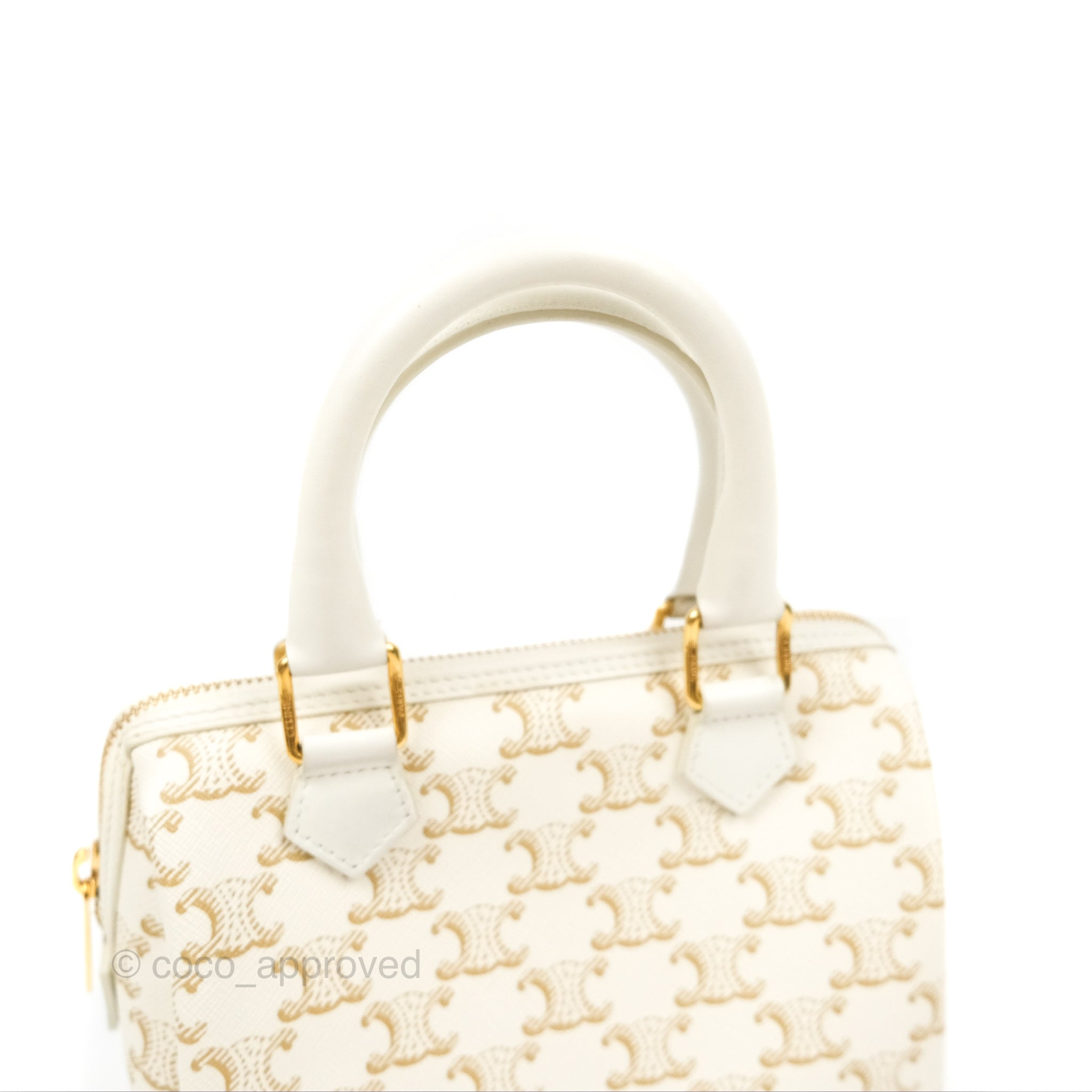 Celine boston bag white Clearance