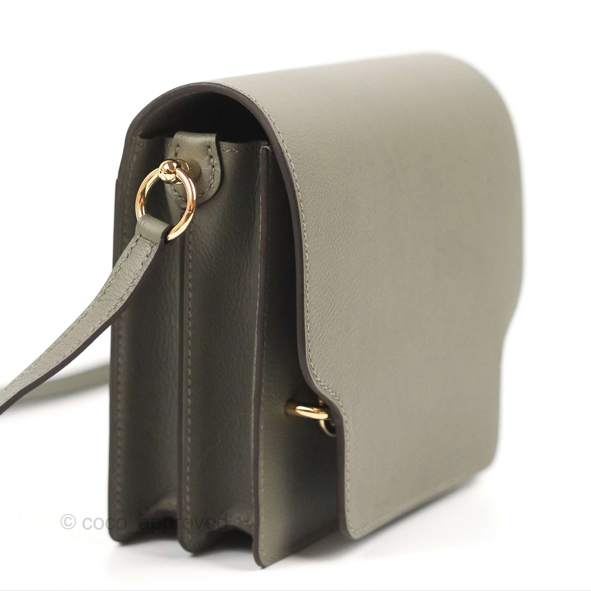 Hermes Roulis Slim Wallet Gris Meyer Evercolor Permabrass Hardware –  Madison Avenue Couture