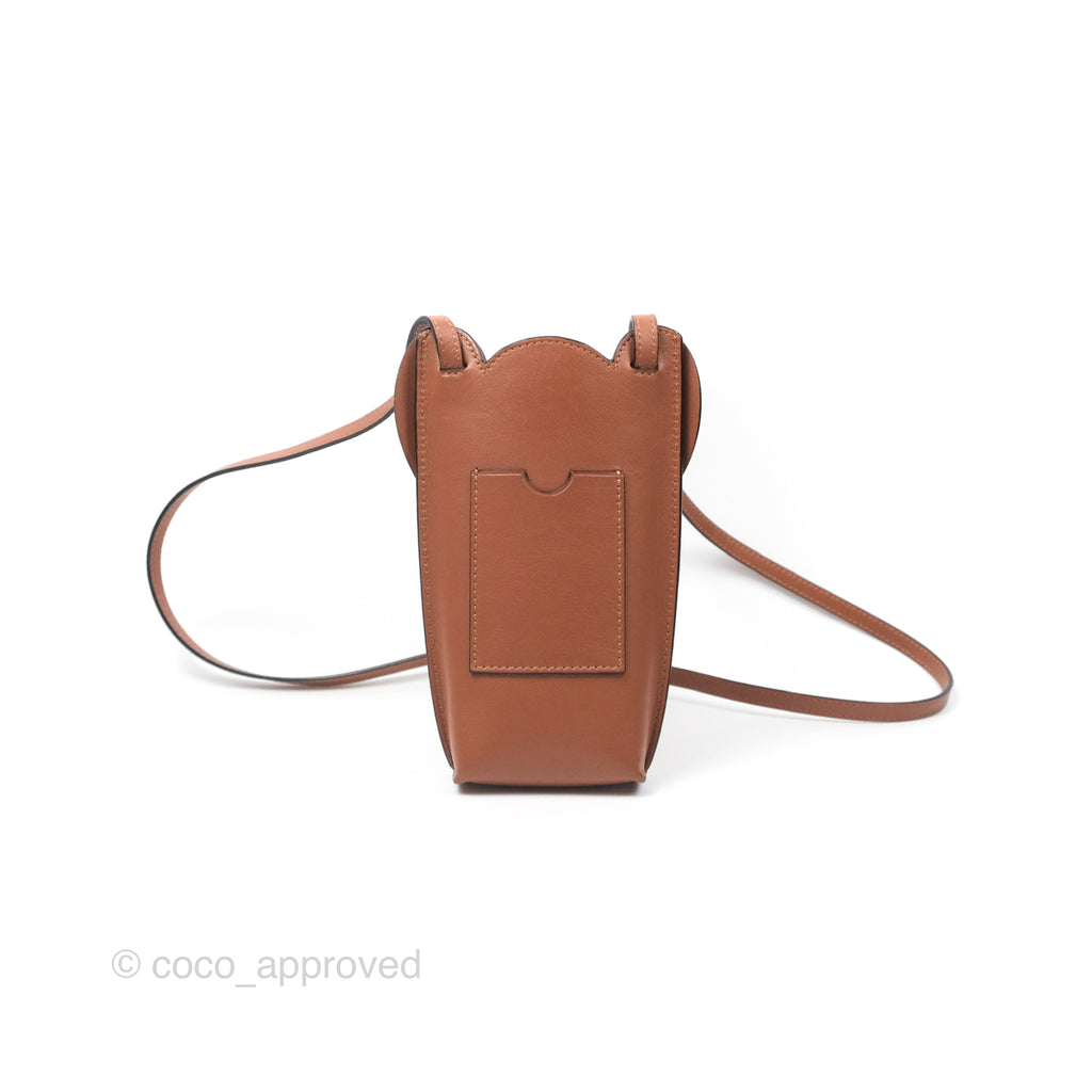 Loewe Elephant Pocket in Classic Calfskin Tan