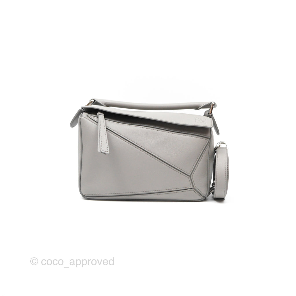 Loewe Small Puzzle Bag Grey Calfskin