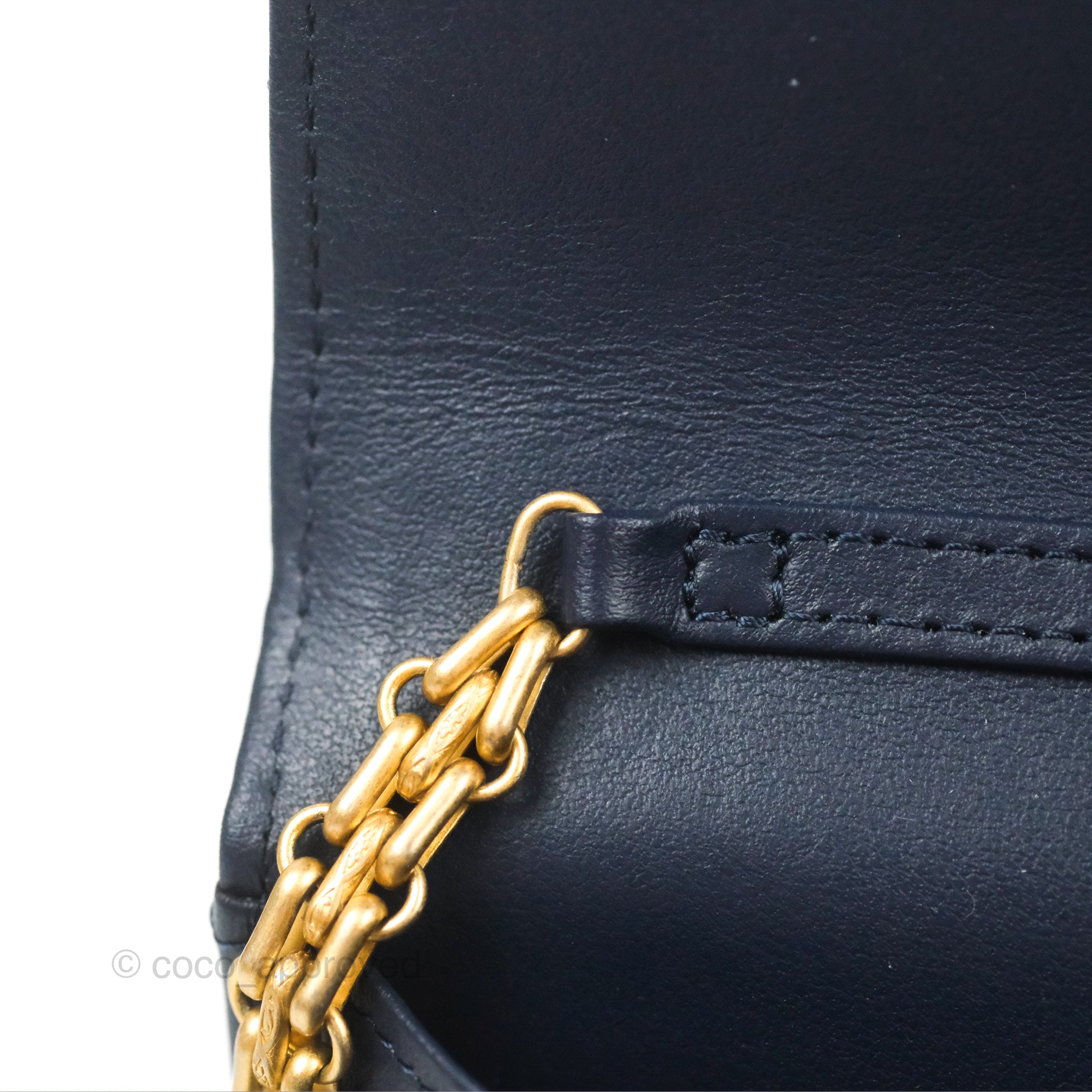 Chanel Quilted Reissue Wallet On Chain WOC Navy Aged Calfskin Gold Har – Coco  Approved Studio