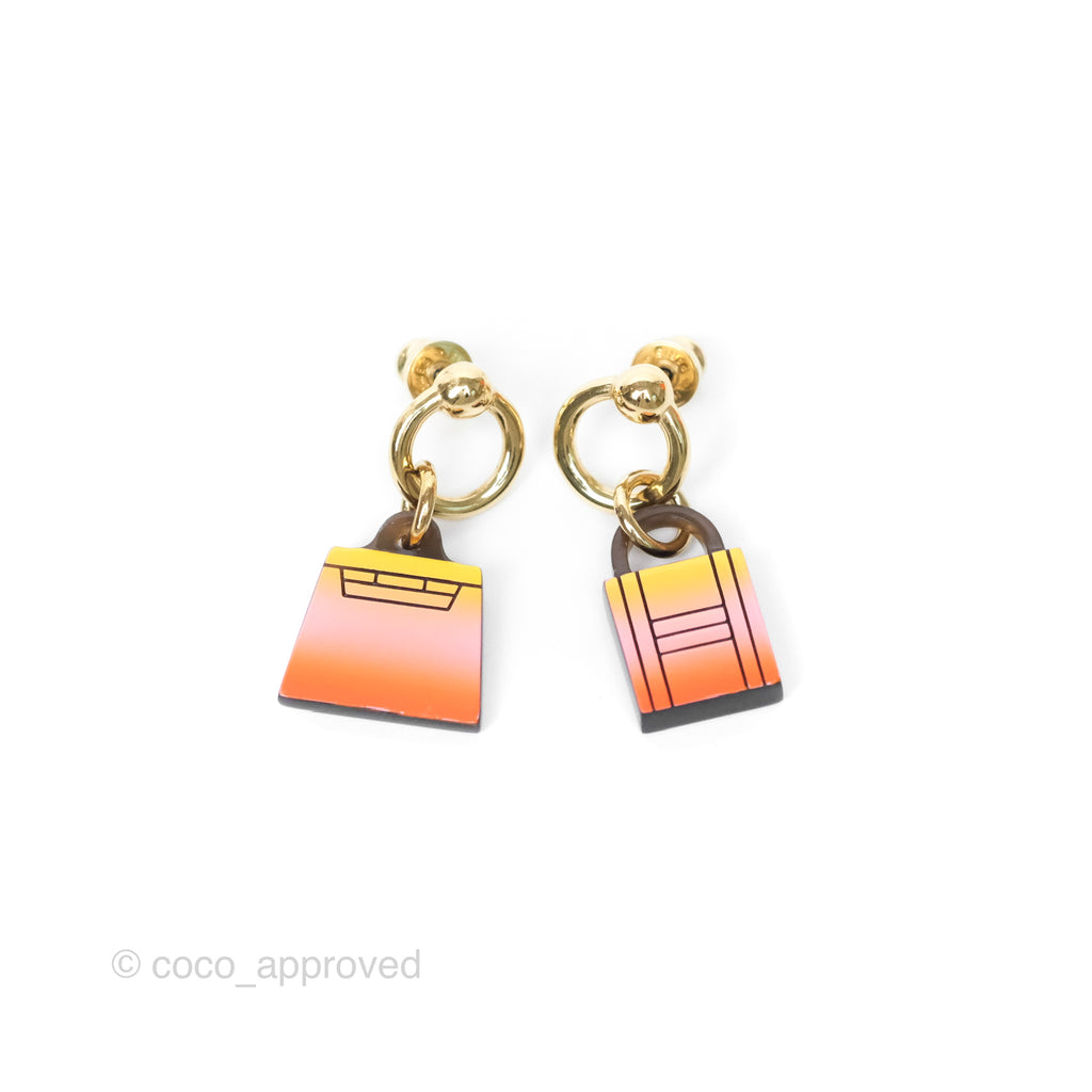 Hermès Fusion Amulette Maroquinier Earrings