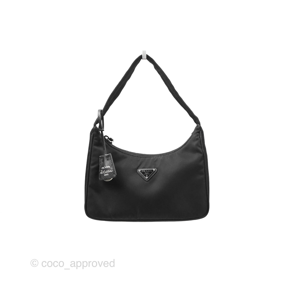 Prada Re-Edition 2000 Nylon Mini Bag Black