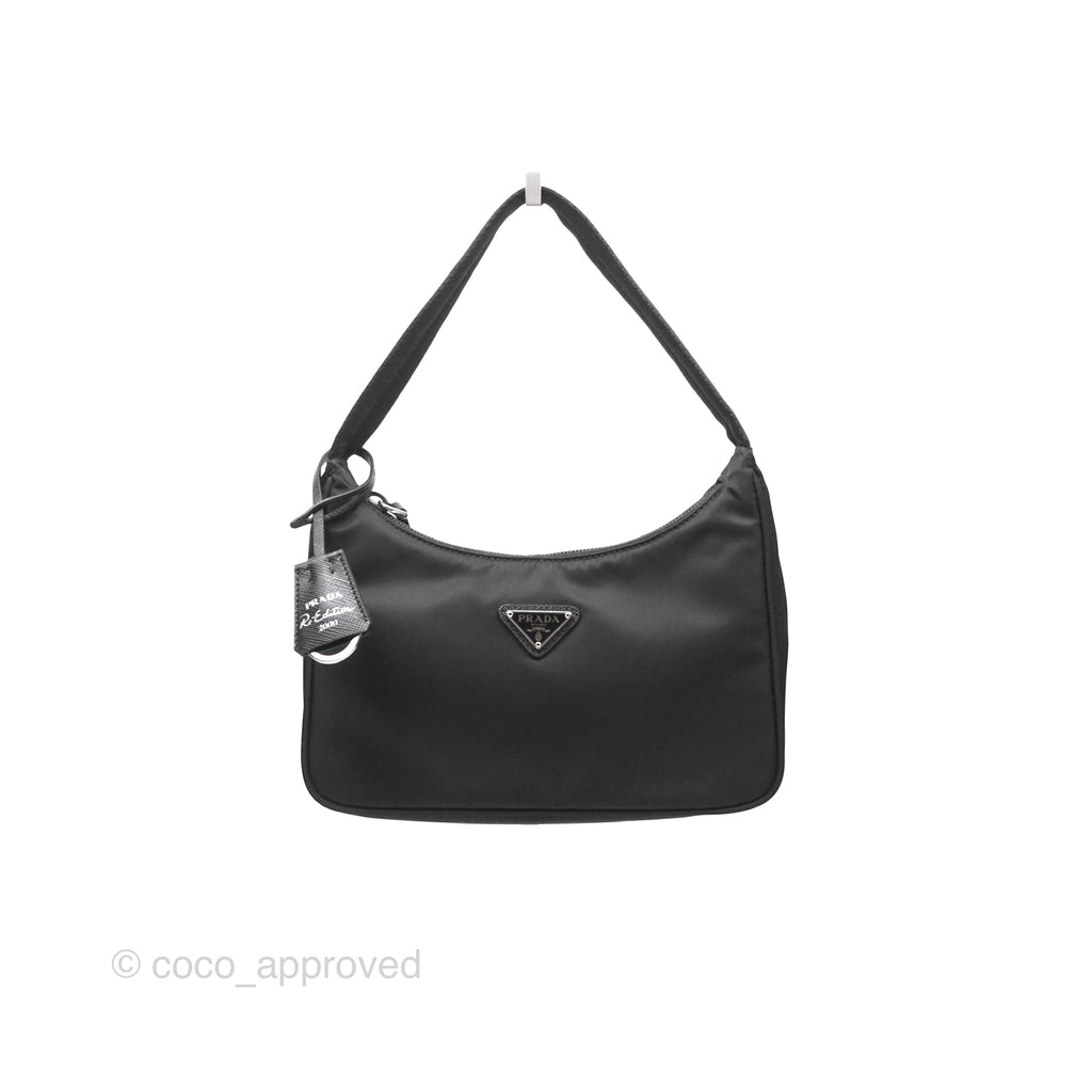 Prada Re-Edition 2000 Nylon Mini Bag Black