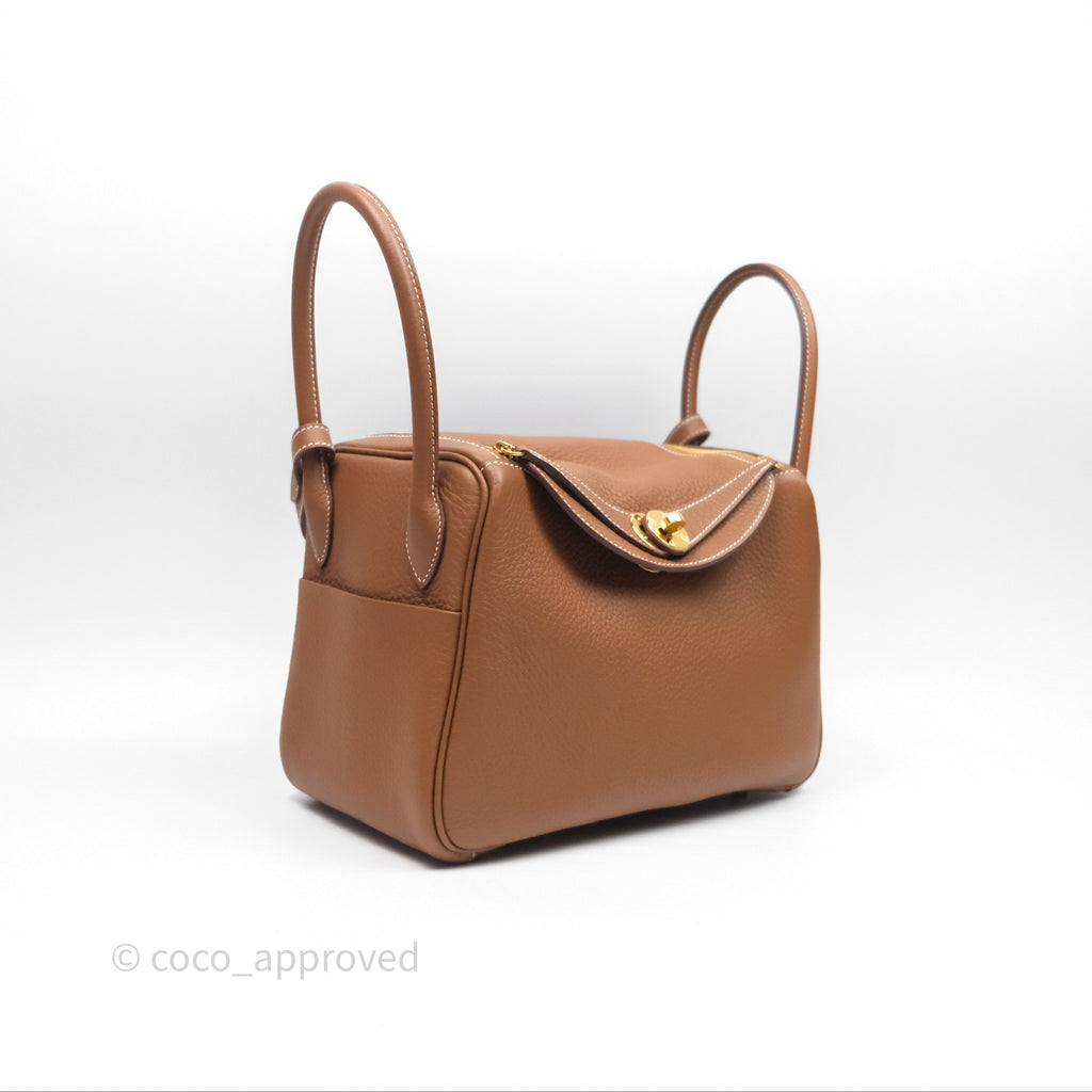 Hermès Lindy 26 Gold 37 Clemence Gold Hardware