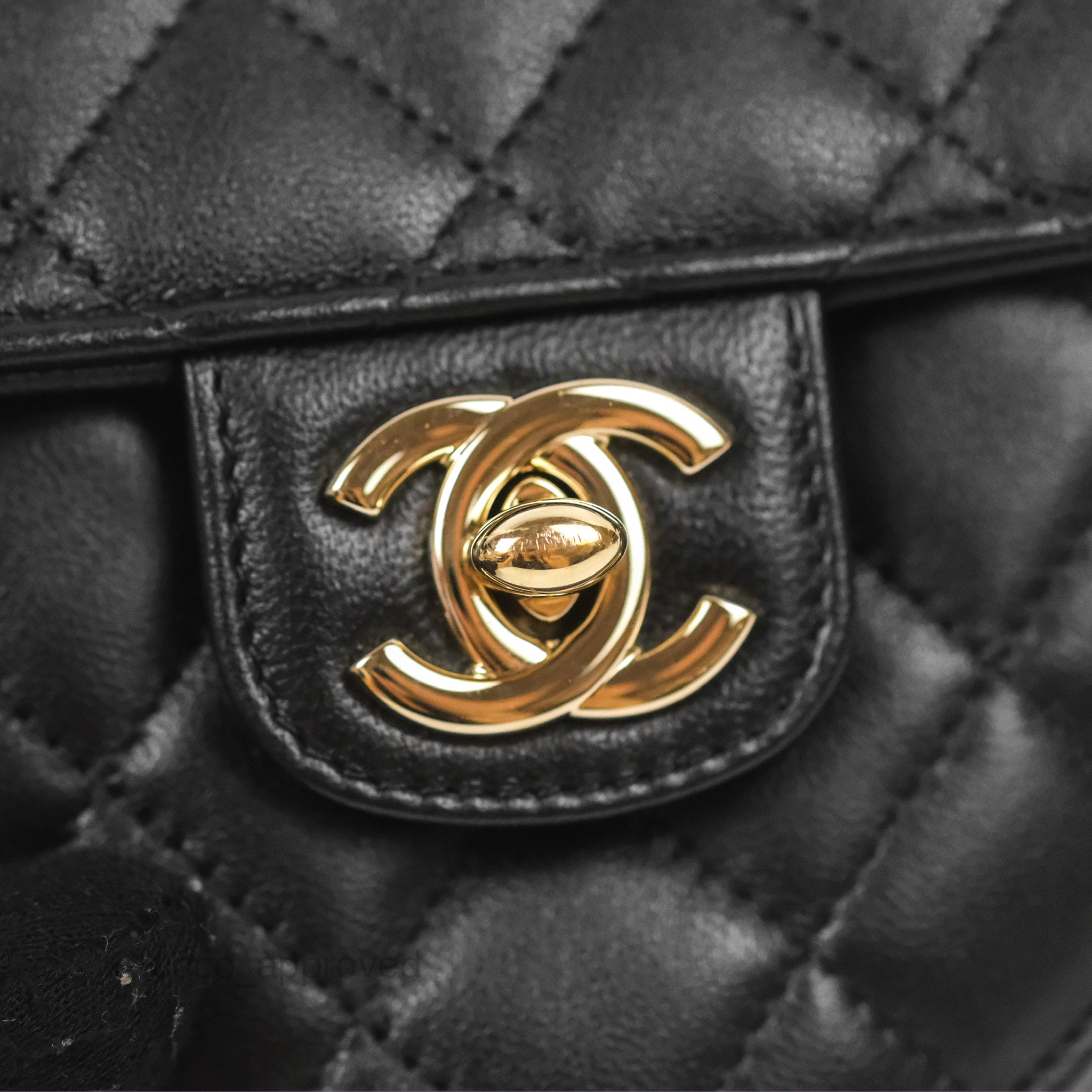 Chanel Small Heart Bag Black Lambskin Gold Hardware 22S – Coco