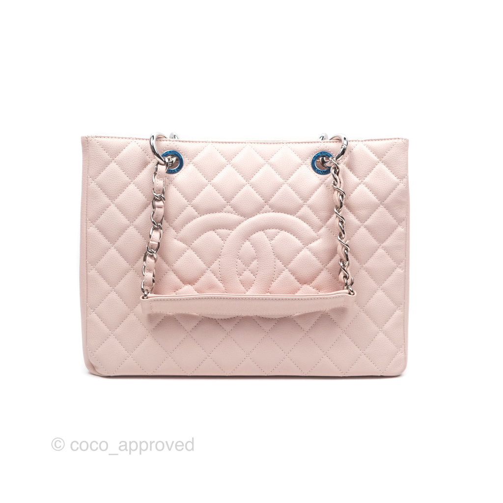 Chanel GST Pink Caviar Silver Hardware