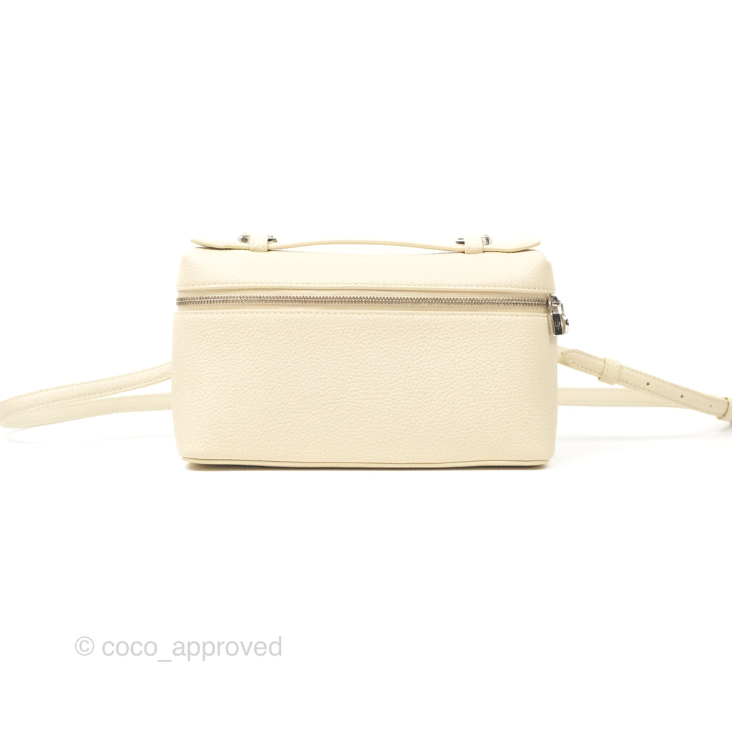 Loro Piana Extra Pocket L19 Cream White Grained Calfskin