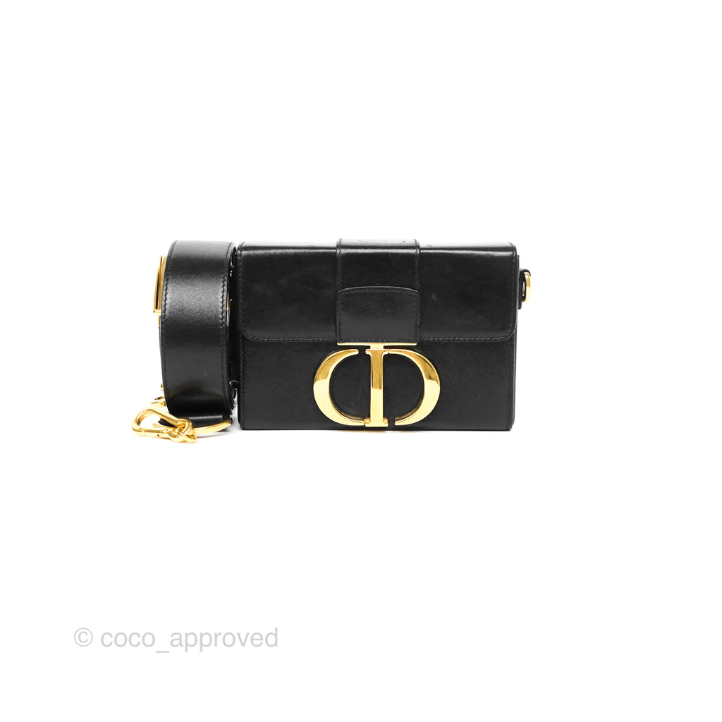 Christian Dior 30 Montaigne Box Bag Black