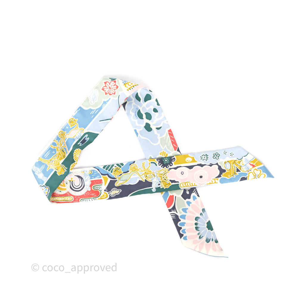 Hermès Silk Bingata Twilly