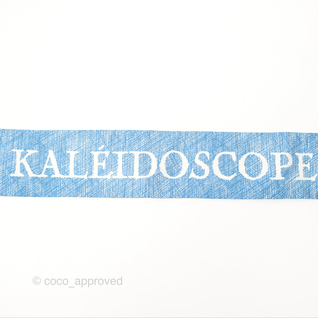 Christian Dior Kaléidoscope Mitzah Silk Twilly Blue 
