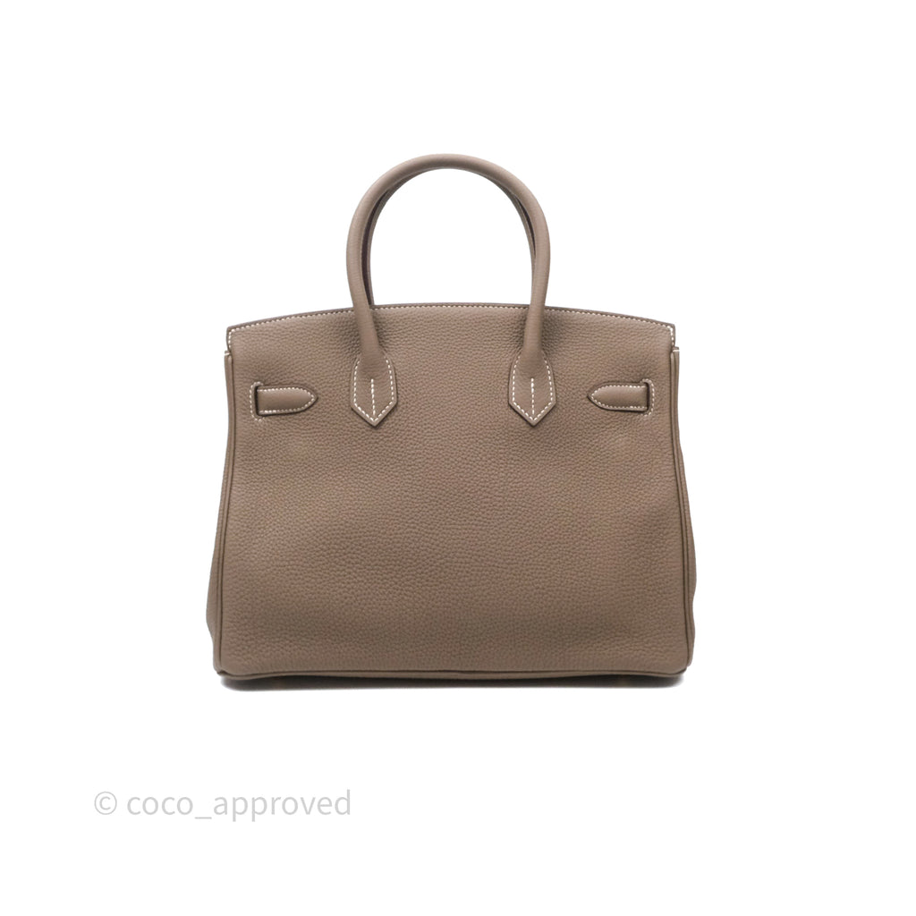 Hermès Birkin 30 Retourne Etoupe 18 Togo Gold Hardware