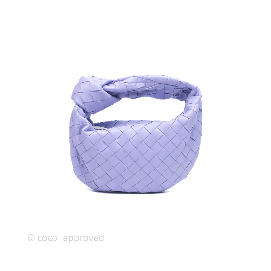 Bottega Veneta Mini Jodie Bag Purple Intrecciato Lambskin