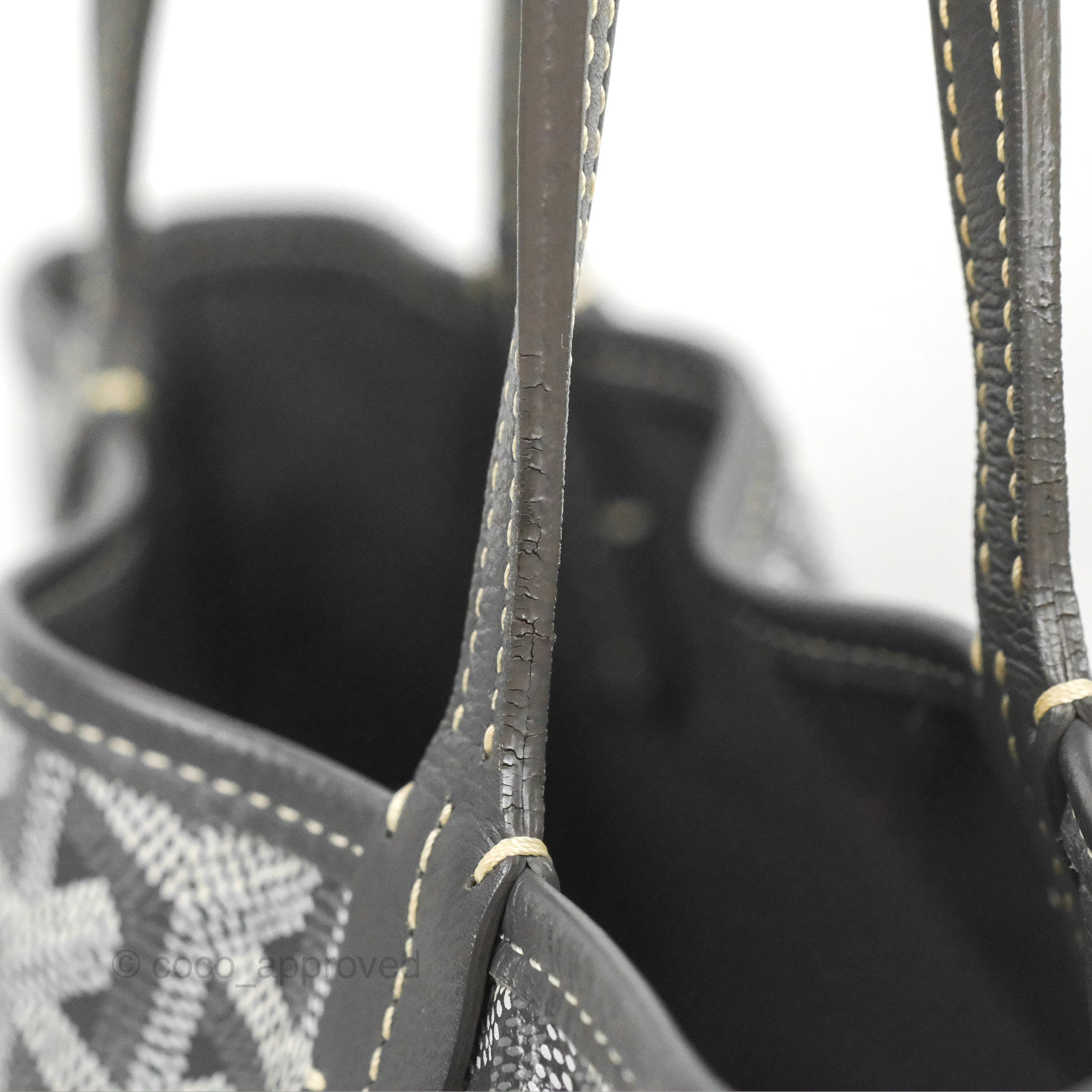 Goyard Anjou Mini Bag Goyardine Canvas Grey – Coco Approved Studio