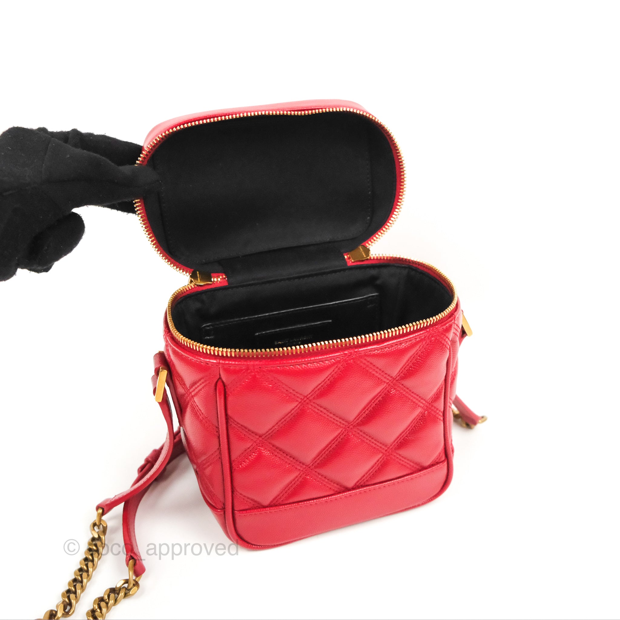CHANEL Small Filigree Vanity Case Salmon Pink in 2023