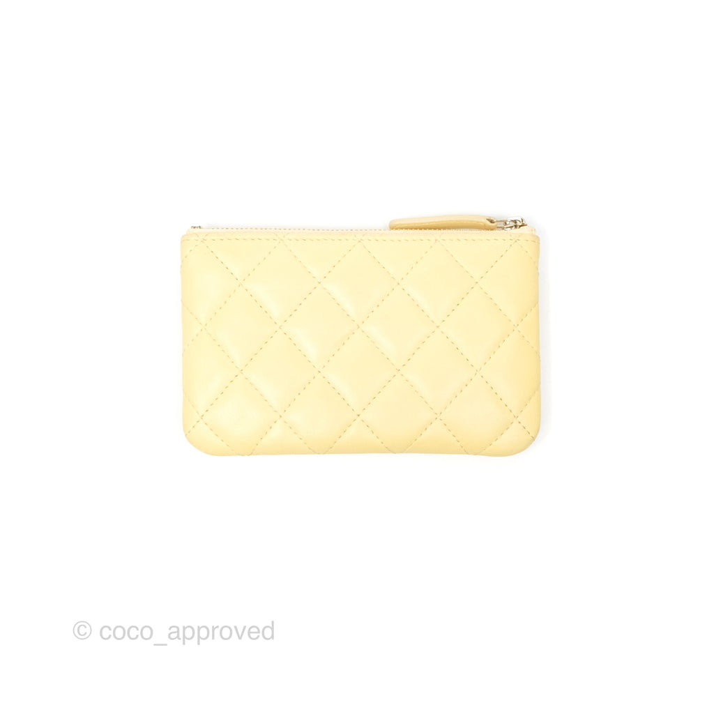 Chanel Quilted Mini O Case Yellow Gold Hardware